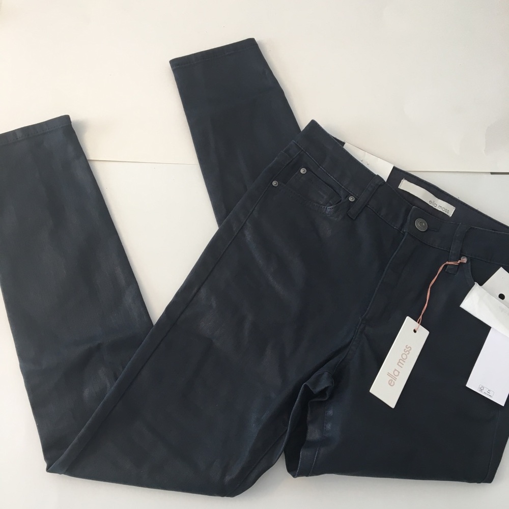 ELLA MOSS Skinny Ankle Coated Jeans Size 24